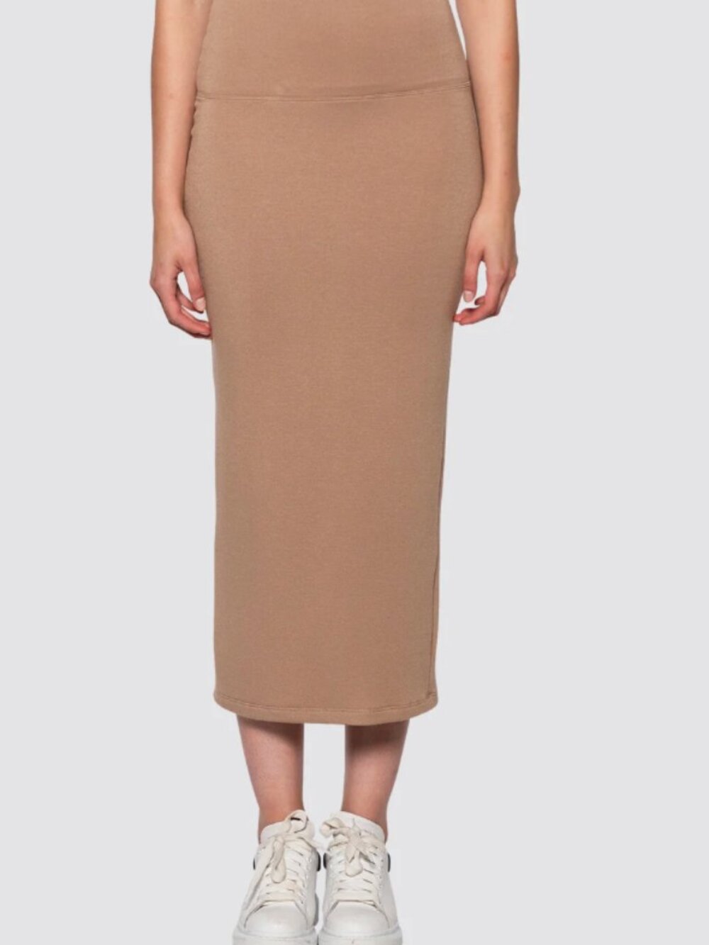 NWOT - Bleusalt "The Tube Skirt" Camel Size 1 — As Worn by Meghan Markle